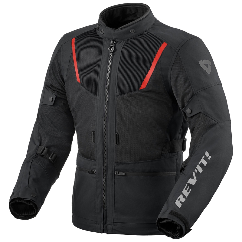 Motociklistička jakna Revit Levante H2O tamno siva