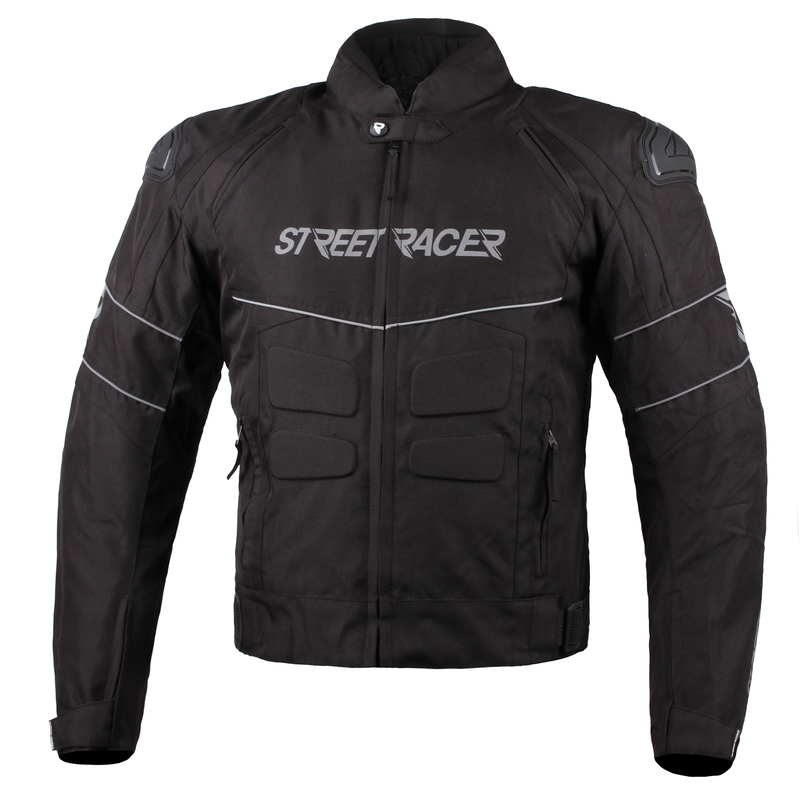 Crna Motociklistička jakna Street Racer Spark rasprodaja