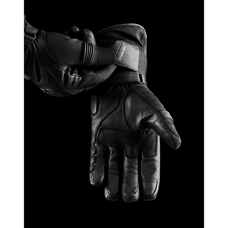 Furygan Starker D3O® PrimaLoft® 37.5® motociklističke rukavice crno-bijele