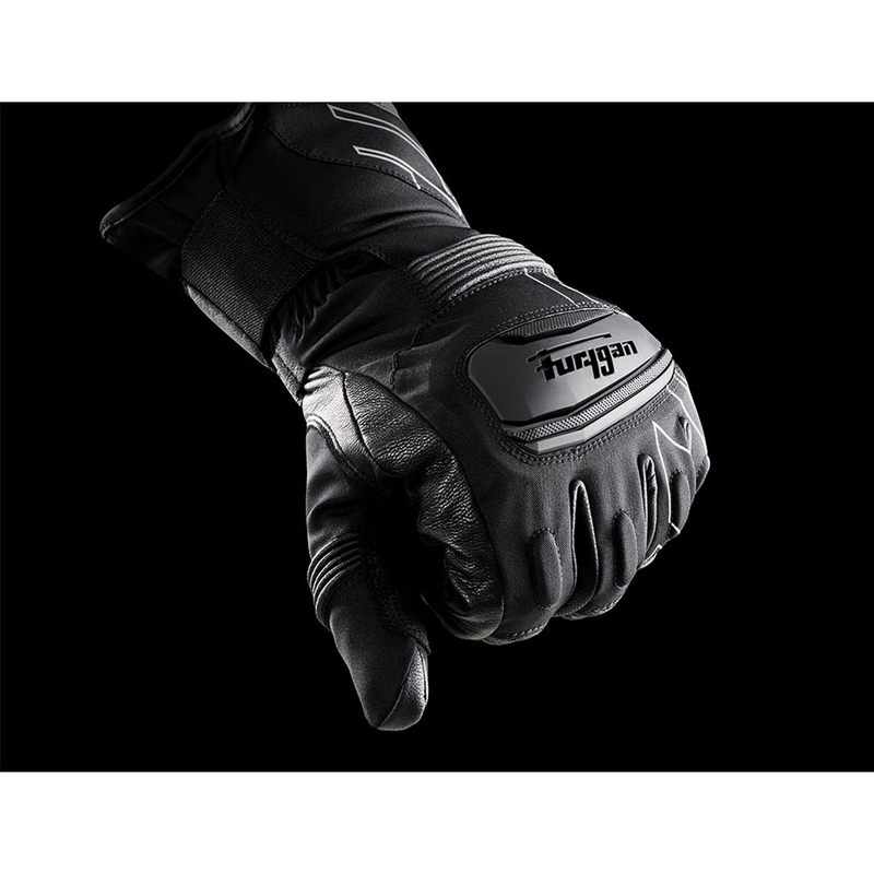 Furygan Starker D3O® PrimaLoft® 37.5® motociklističke rukavice crno-bijele