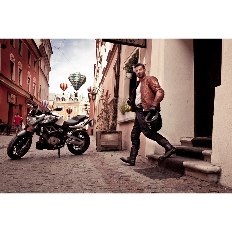 Motociklistička jakna Shima Hunter+ Smeđa rasprodaja