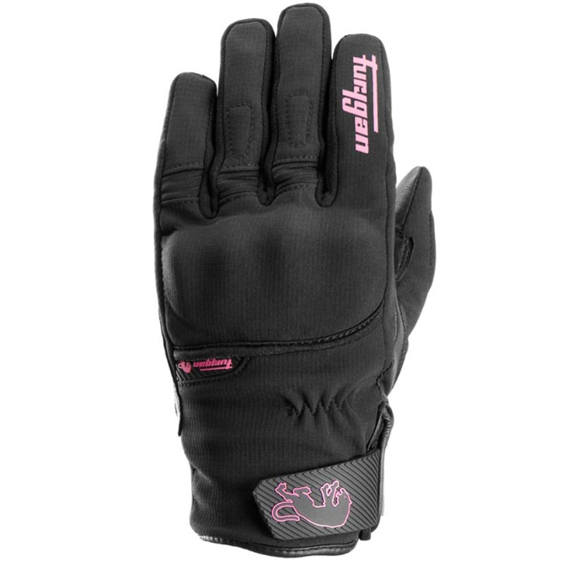 Ženske motorističke rukavice Furygan Jet Lady All Season D3O® Evo crno-ružičaste