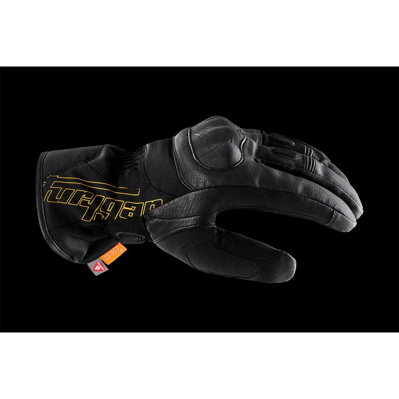 Ženske motociklističke rukavice Furygan Oslo D3O® PrimaLoft® Lady crno-zlatne