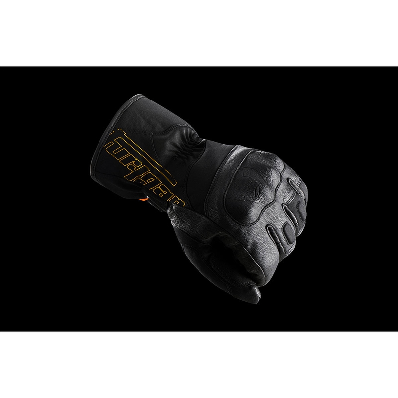 Ženske motociklističke rukavice Furygan Oslo D3O® PrimaLoft® Lady crno-zlatne