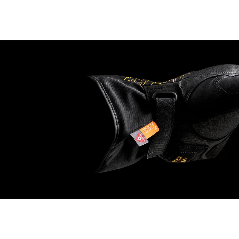 Ženske motociklističke rukavice Furygan Oslo D3O® PrimaLoft® Lady crno-zlatne