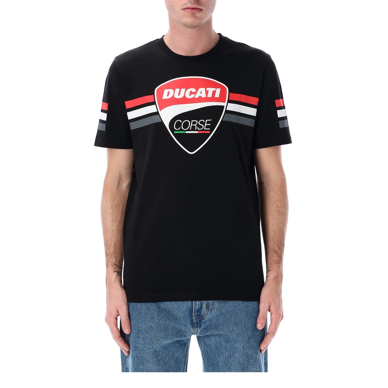 Crna majica Ducati Stripes Badge