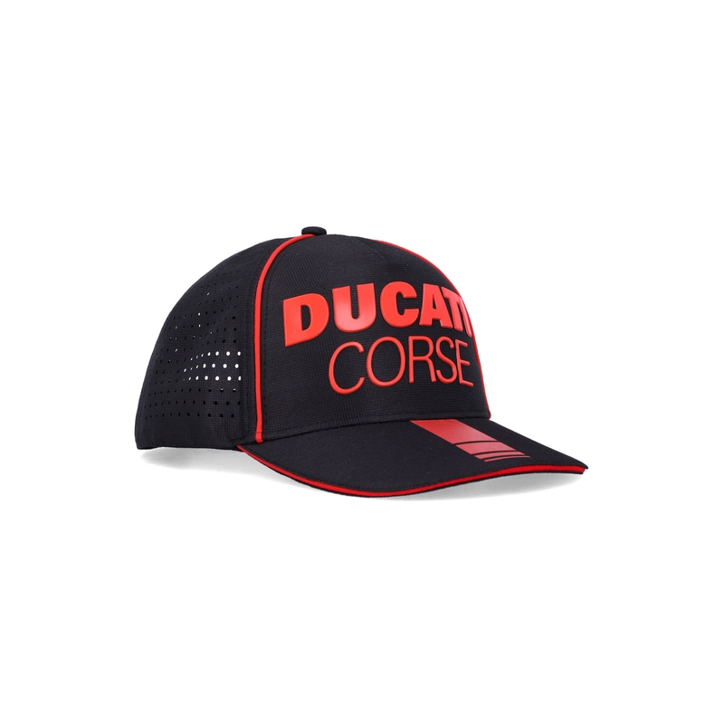 Crno-crvena kapa Ducati Laser Performance Midvisor Cap