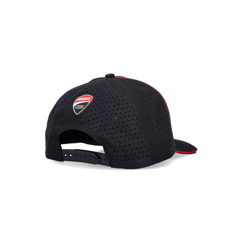 Crno-crvena kapa Ducati Laser Performance Midvisor Cap