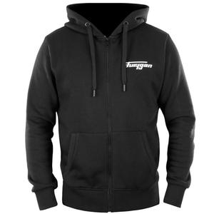 Furygan Corpo Zip majica crno-bijela