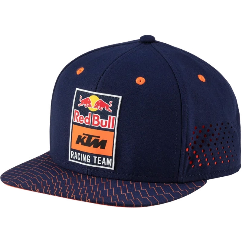 KTM Red Bull Racing Grid Flat Cap plavo-narančasta