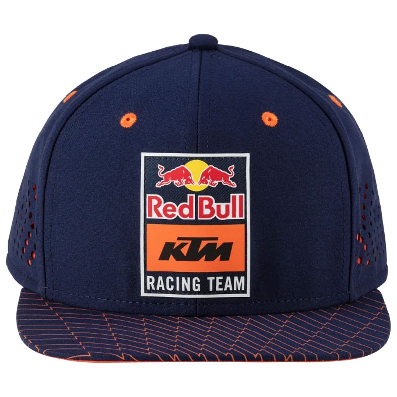 KTM Red Bull Racing Grid Flat Cap plavo-narančasta
