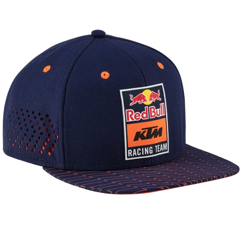 KTM Red Bull Racing Grid Flat Cap plavo-narančasta