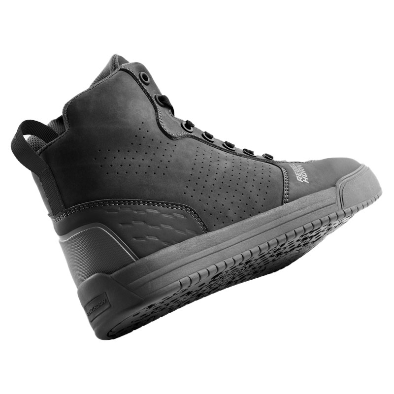 Crne kožne motociklističke čizme Rebelhorn Spike