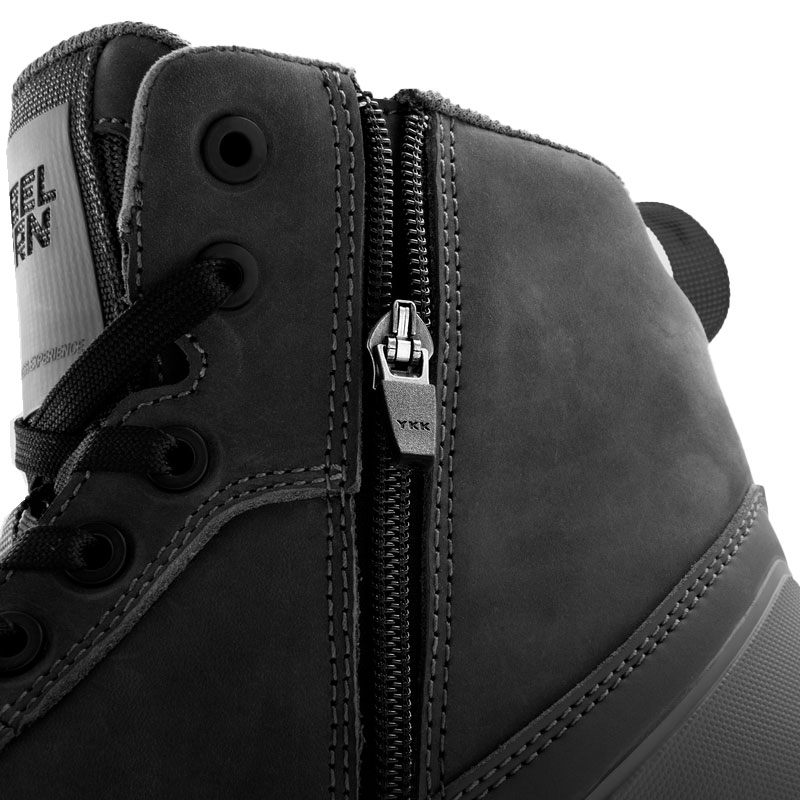 Crne kožne motociklističke čizme Rebelhorn Spike