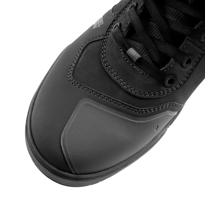 Crne kožne motociklističke čizme Rebelhorn Spike