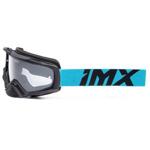 Motocross naočale iMX Dust crno-plave s prozirnim pleksiglasom