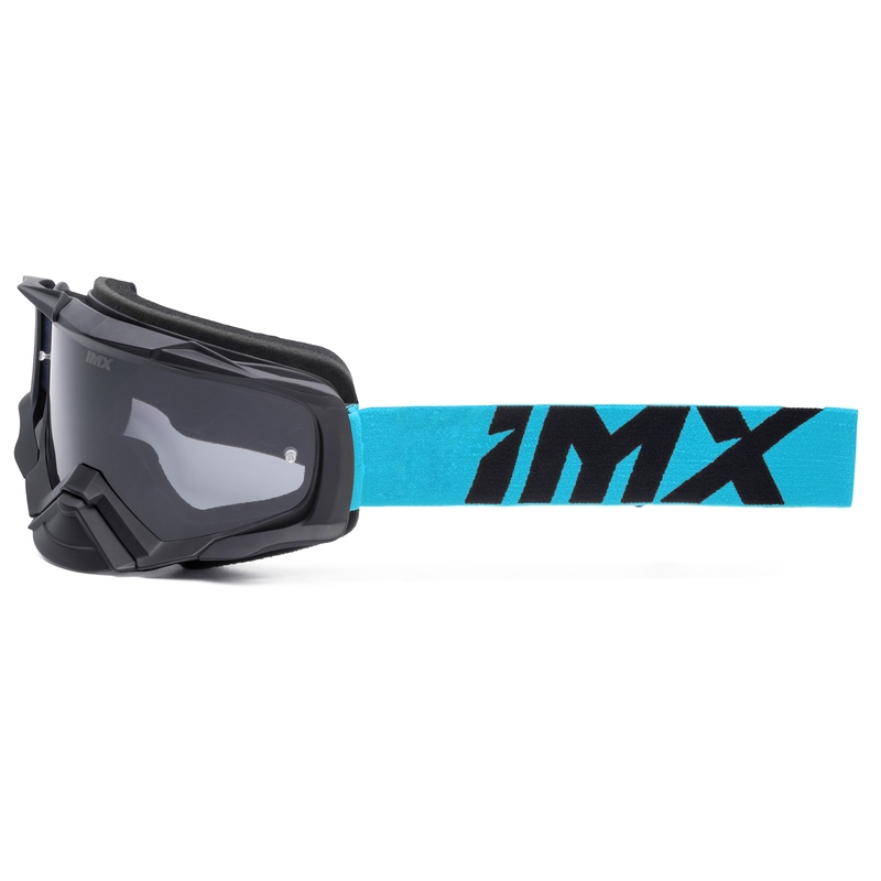 Motocross naočale iMX Dust crno-plave s prozirnim pleksiglasom