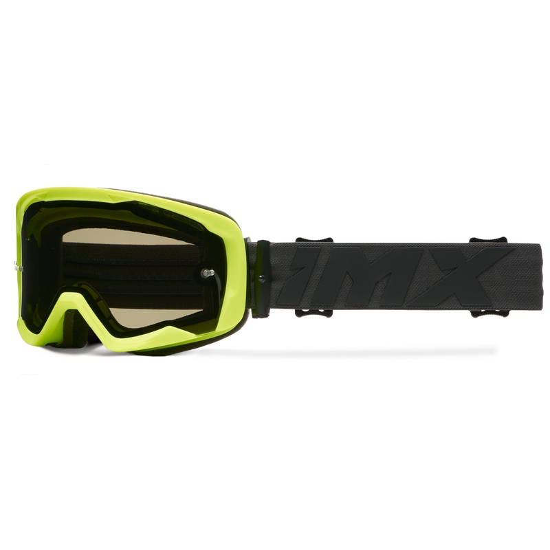 iMX Endurance Flip motociklističke naočale fluo žuto-crne s prozirnim pleksiglasom