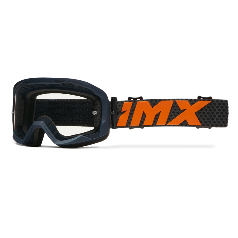 iMX Endurance Flip motociklističke naočale plavo-narančaste s iridij pleksiglasom
