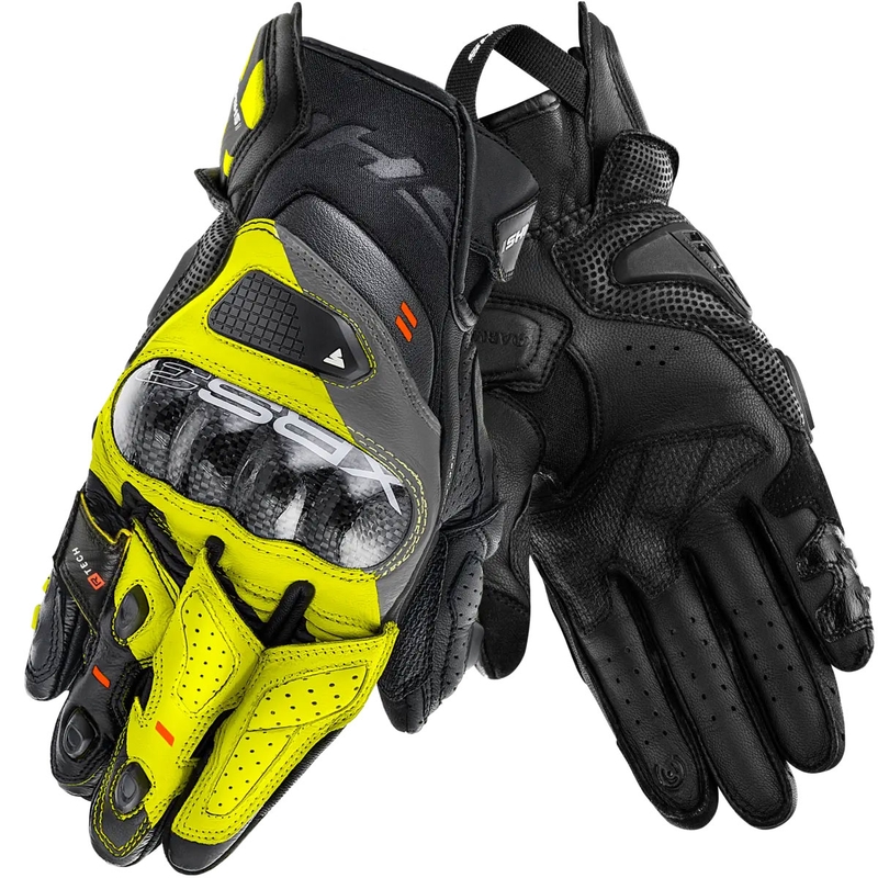Shima XRS-3 moto rukavice fluo žute