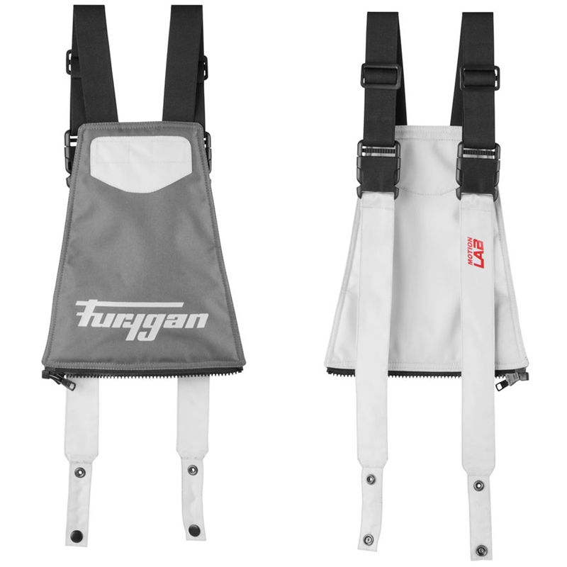 Ženske motociklističke hlače Furygan Killington Lady sivo-bež-crvene