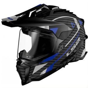 Enduro motociklistička kaciga LS2 MX701 C Explorer Adventure plava