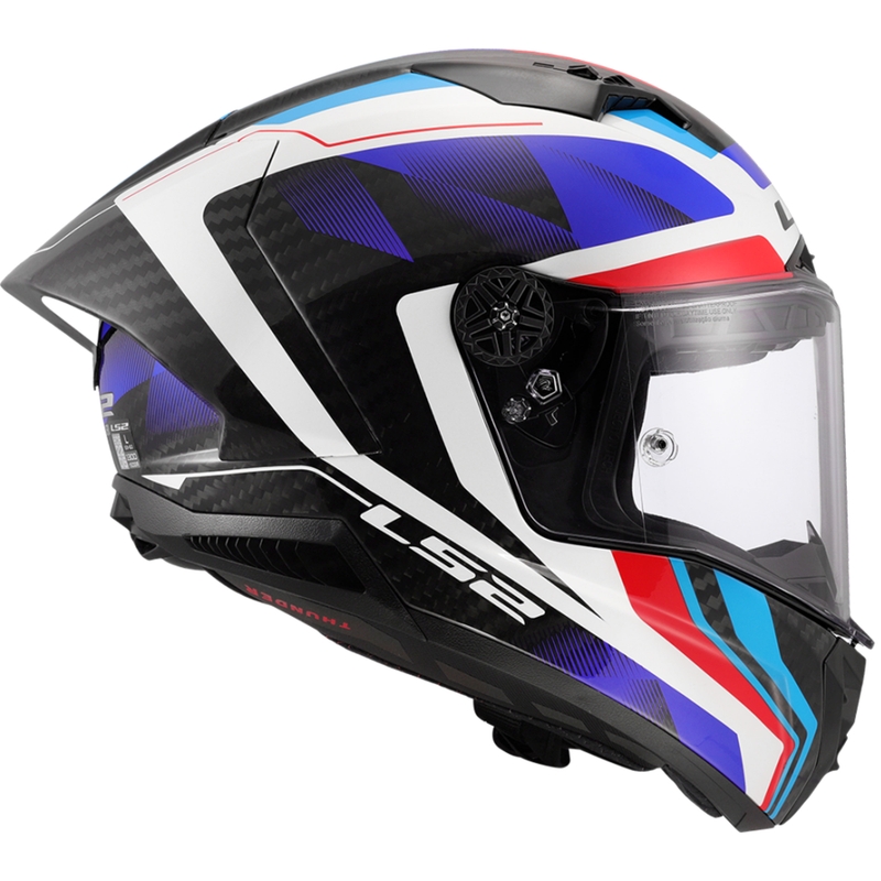 Motociklistička kaciga koja pokriva cijelo lice LS2 FF805 Thunder C GP Aero Raute plavo-crvena