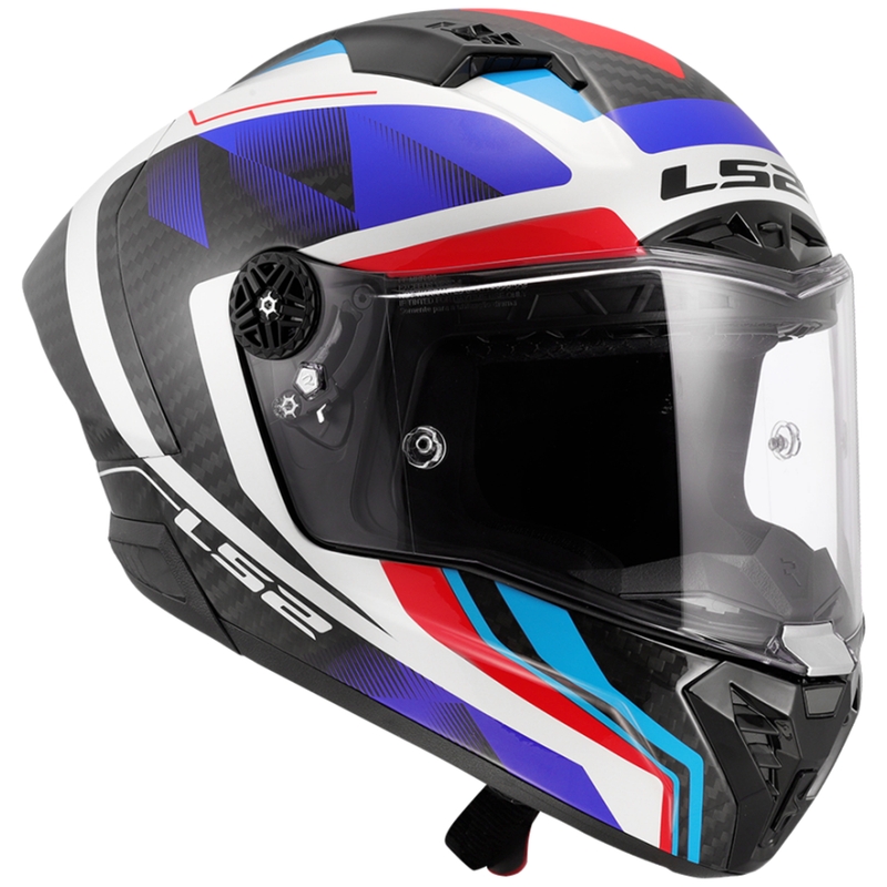 Motociklistička kaciga koja pokriva cijelo lice LS2 FF805 Thunder C GP Aero Raute plavo-crvena