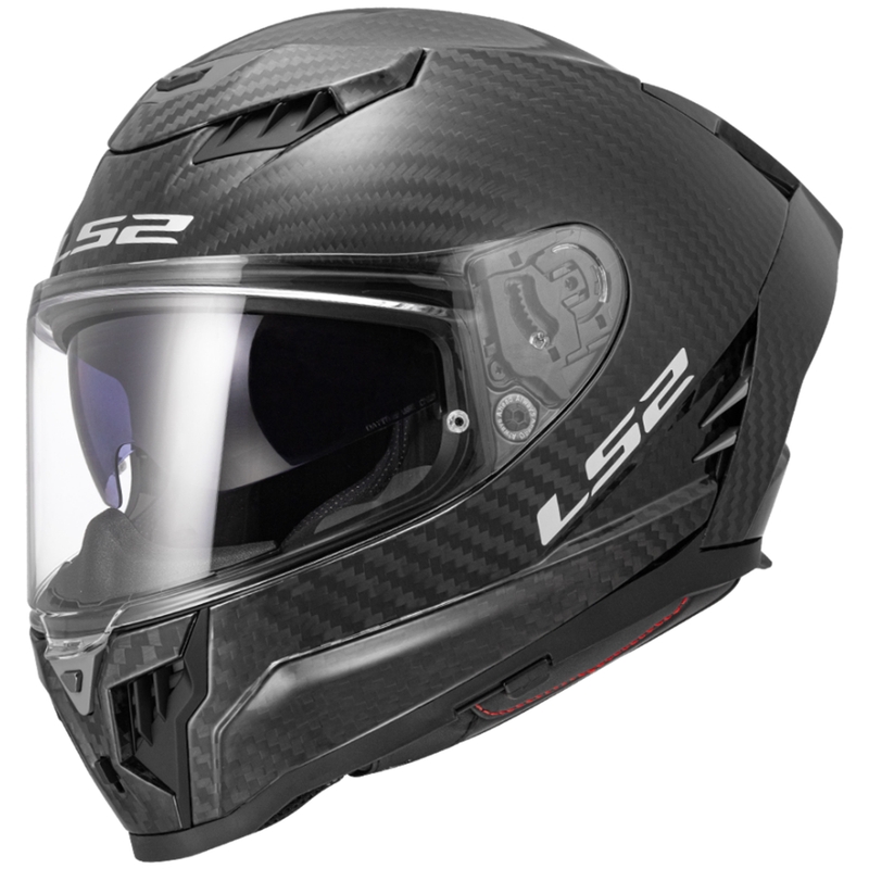 Motociklistička kaciga koja pokriva cijelo lice LS2 FF807 Dragon Carbon mat crna