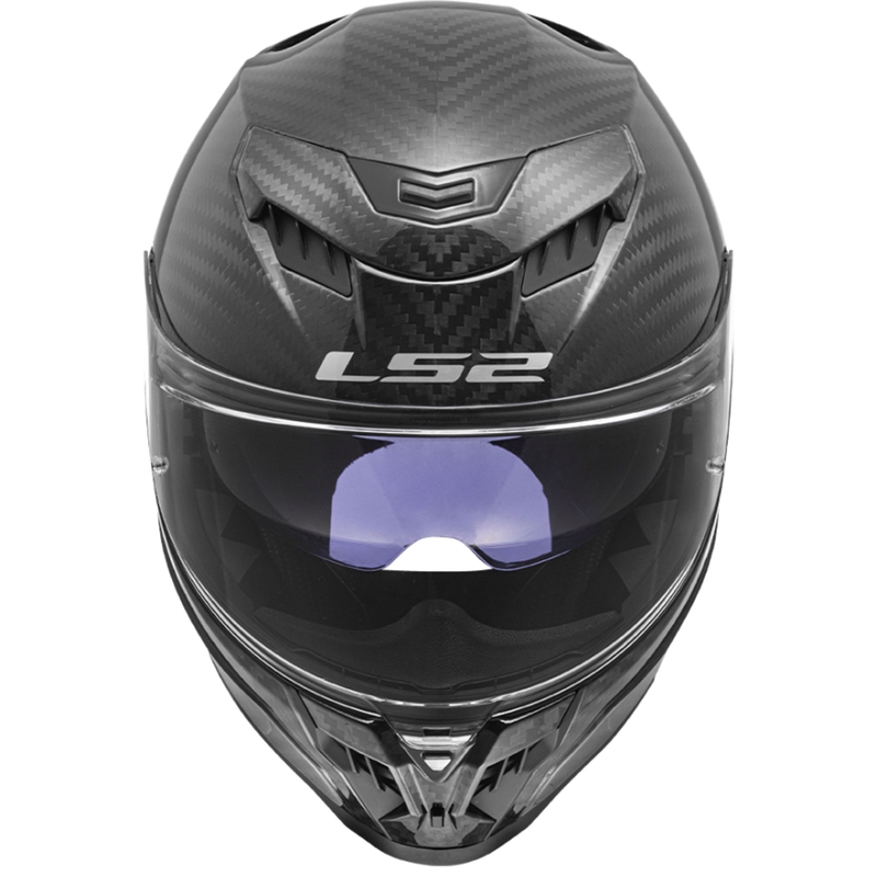 Motociklistička kaciga koja pokriva cijelo lice LS2 FF807 Dragon Carbon mat crna
