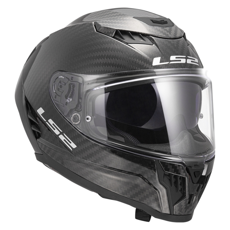 Motociklistička kaciga koja pokriva cijelo lice LS2 FF807 Dragon Carbon mat crna