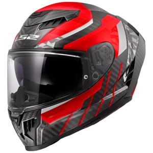 Motociklistička kaciga koja pokriva cijelo lice LS2 FF807 Dragon Trax crvena