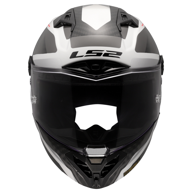 Motociklistička kaciga koja pokriva cijelo lice LS2 FF805 Thunder C GP Aero Raute bijelo-siva