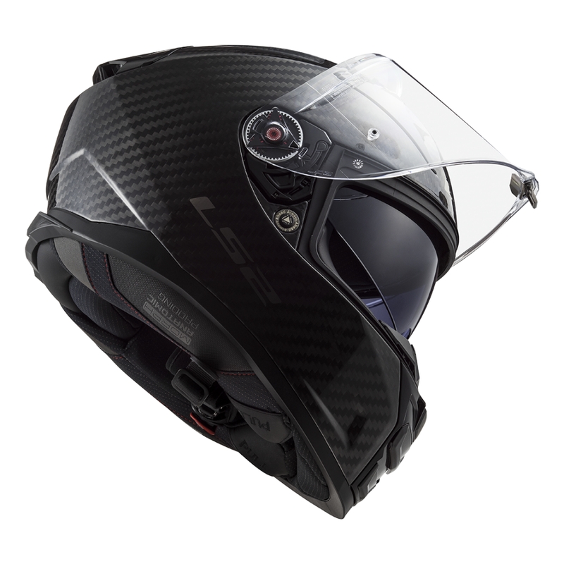 Motociklistička kaciga koja pokriva cijelo lice LS2 FF811 Vector II Carbon mat crna