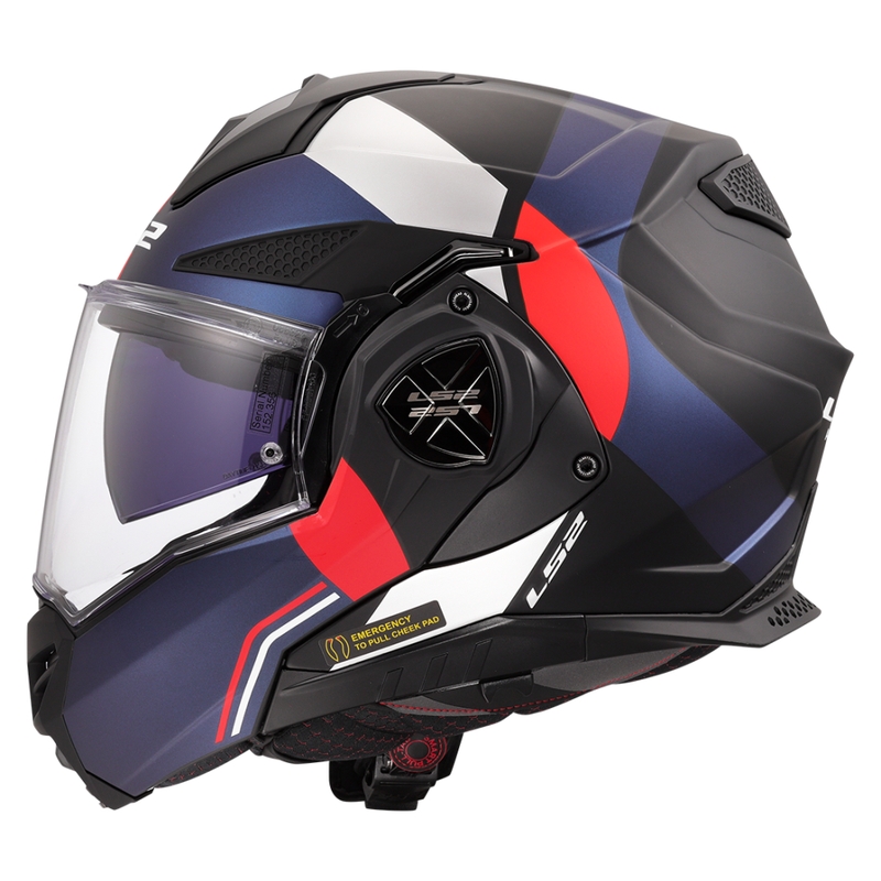 Motociklistička kaciga na preklop LS2 FF901 Advant X Ultra plavo-crvena