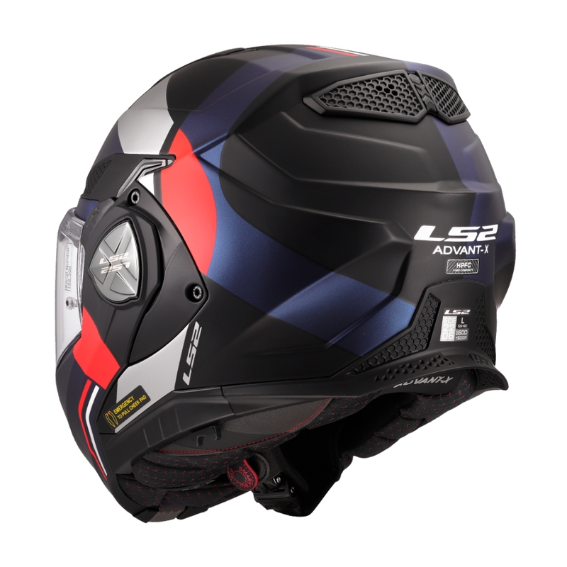Motociklistička kaciga na preklop LS2 FF901 Advant X Ultra plavo-crvena