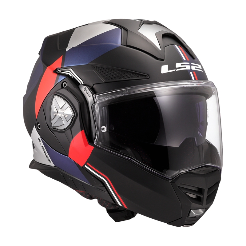 Motociklistička kaciga na preklop LS2 FF901 Advant X Ultra plavo-crvena