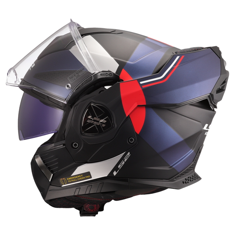 Motociklistička kaciga na preklop LS2 FF901 Advant X Ultra plavo-crvena