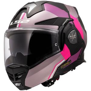 Motociklistička kaciga na preklop LS2 FF901 Advant X Ultra sivo-ljubičasta