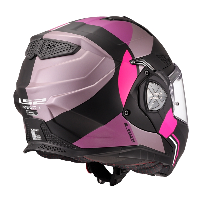 Motociklistička kaciga na preklop LS2 FF901 Advant X Ultra sivo-ljubičasta