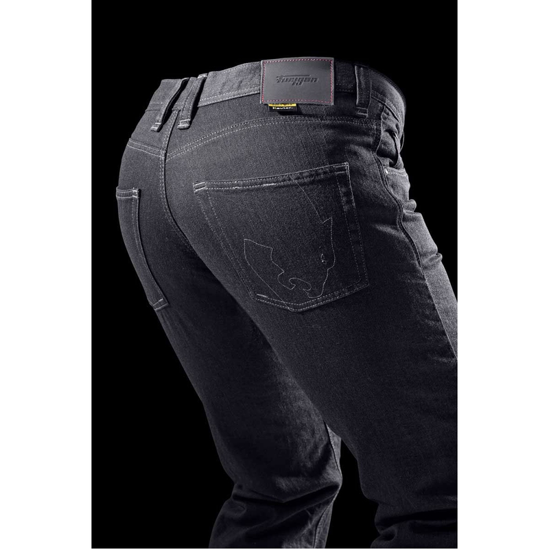 Furygan K12 X Kevlar® ravne motociklističke traperice tamno sive