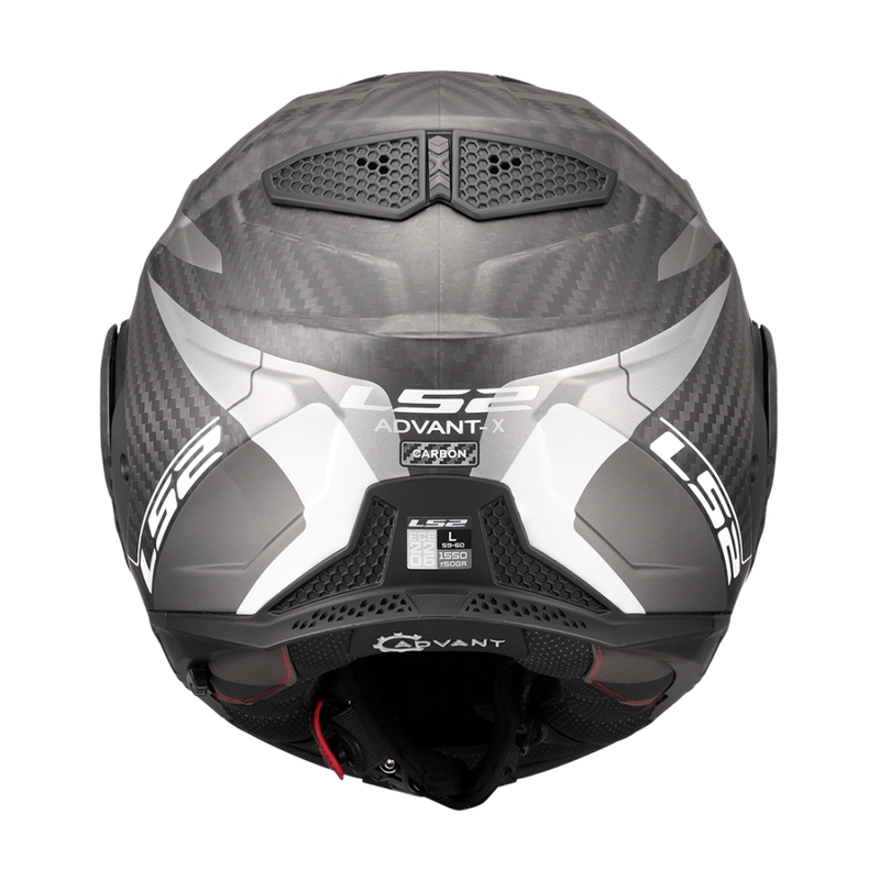 Motociklistička kaciga na preklop LS2 FF901 Advant XC Horizon srebrno siva