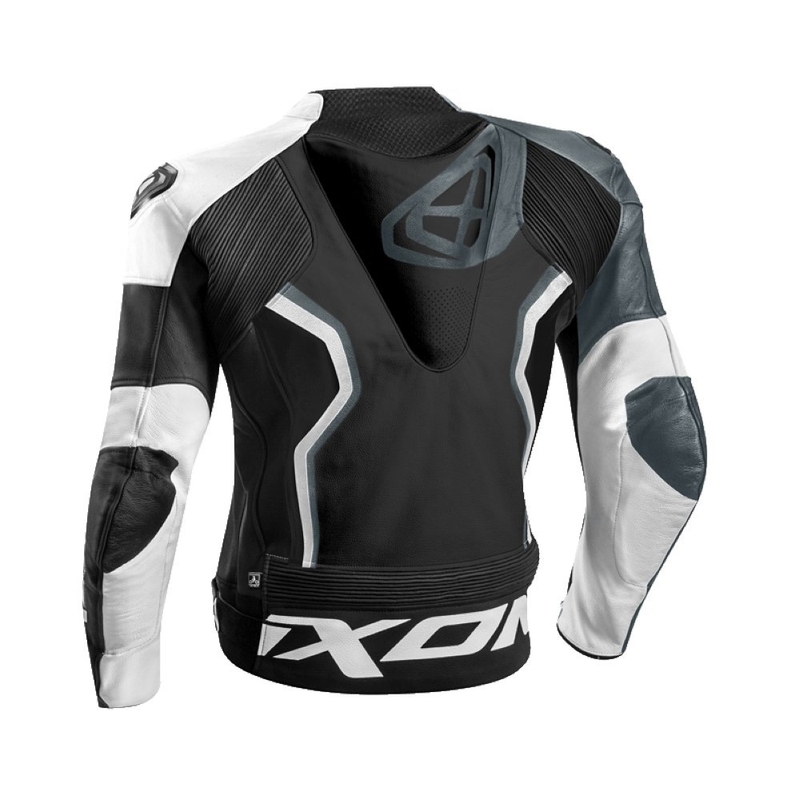 Motoristička jakna IXON Falcon crno-sivo-bijela rasprodaja