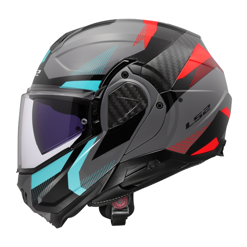 Motociklistička kaciga na preklop LS2 FF910 Advant II Triple Nardo siva