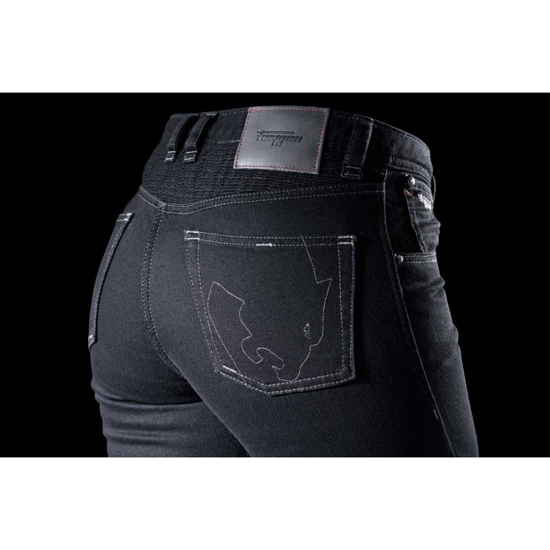 Furygan Purdey Evo Slim ženske motociklističke traperice crne
