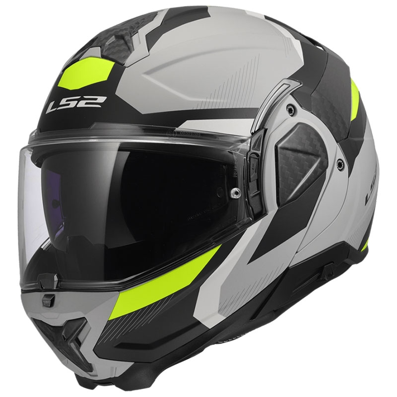 Preklopna motociklistička kaciga LS2 FF910 Advant II Triple svijetlo siva