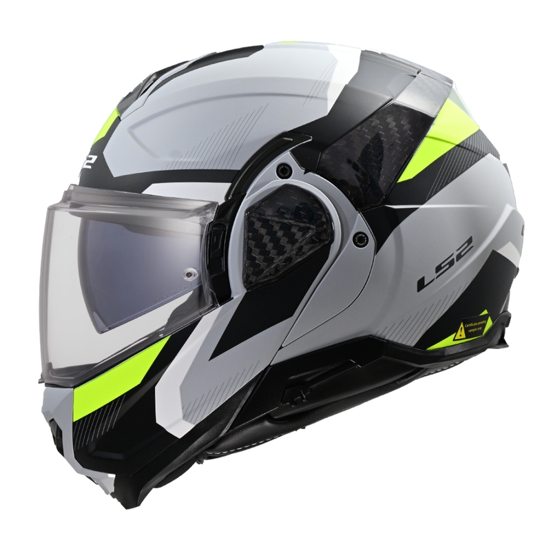 Preklopna motociklistička kaciga LS2 FF910 Advant II Triple svijetlo siva