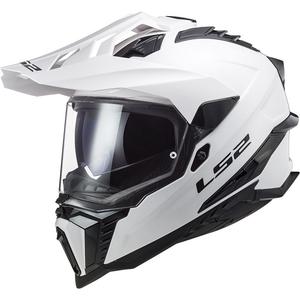 Enduro motociklistička kaciga LS2 MX701 C Explorer Jednobojna bijela