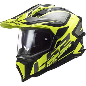 Enduro motoristička kaciga LS2 MX701 C Explorer Alter mat crno-fluo žuta