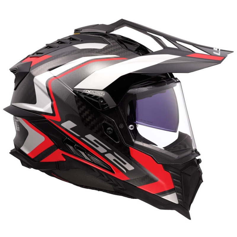 Enduro motociklistička kaciga LS2 MX701 Explorer C Frontier II crvena